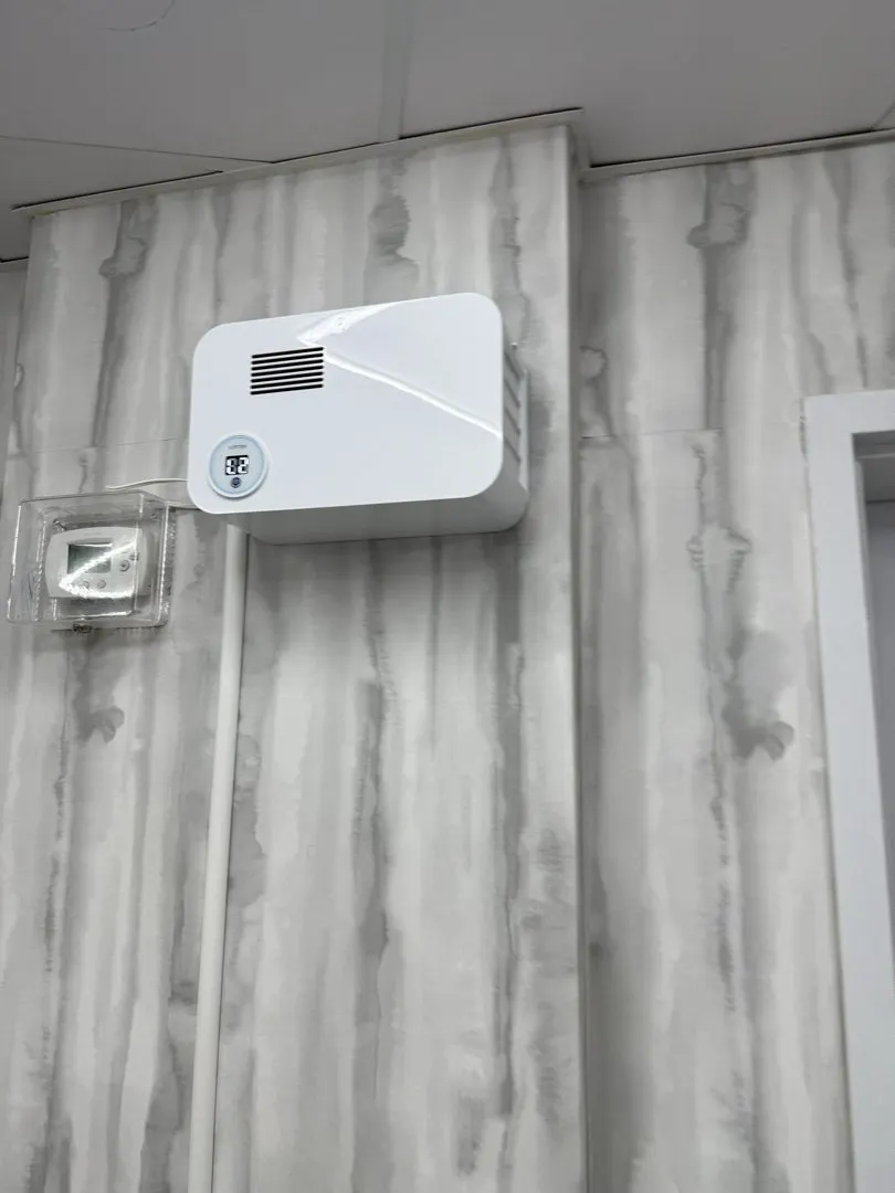Luften odor-control unit installed in a healthcare facility