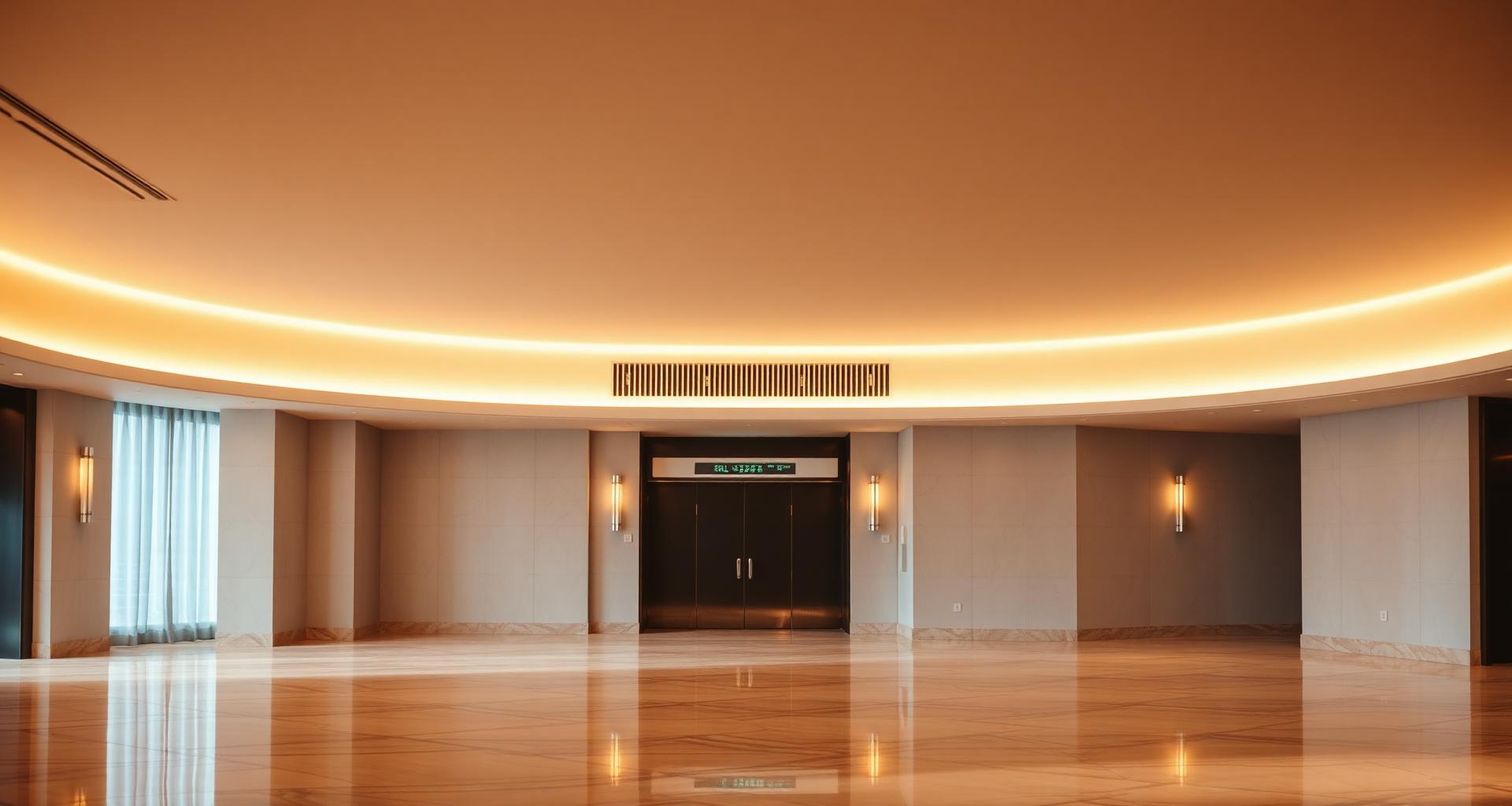 Luften products in a modern hospitality environment