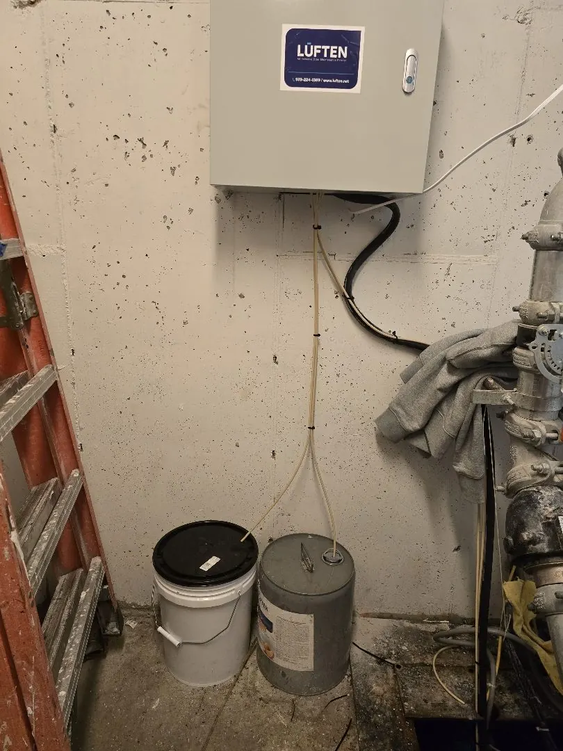 Example of a Luften ejector pit dosing installation